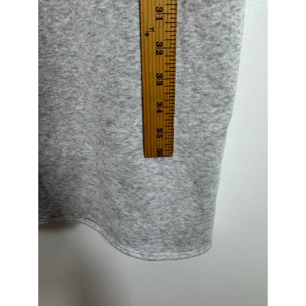 Athleisure Universal Thread Womens XL Maxi Skirt Heather Grey Fleece Front Slit - Picture 7 of 11